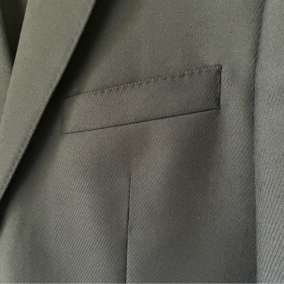 Versace Mens Black 100% Wool Single Breasted Blazer - Picture 7 of 16